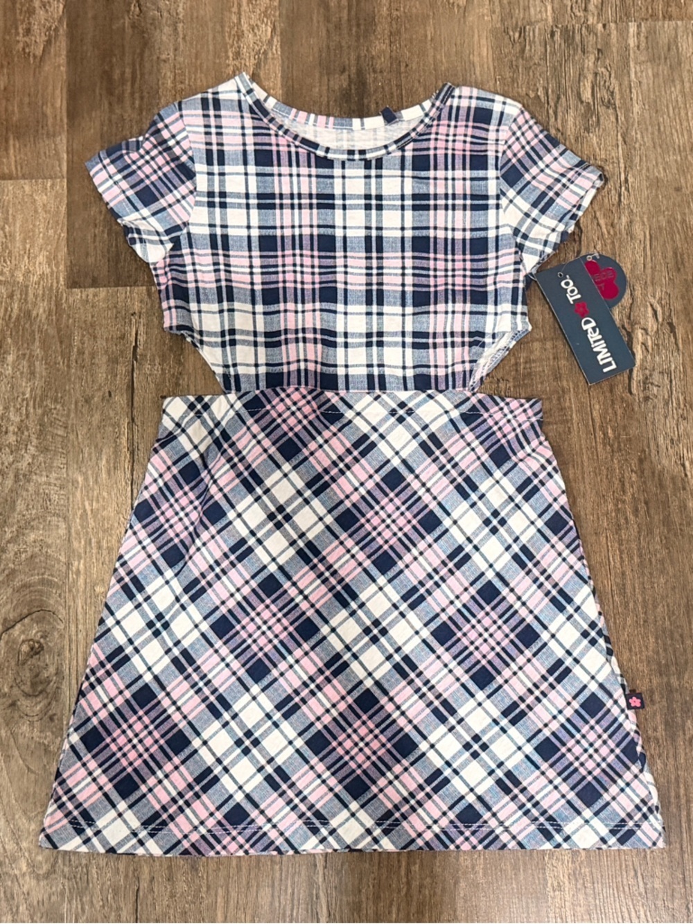 Final price NWT Limited Too Plaid Dress
